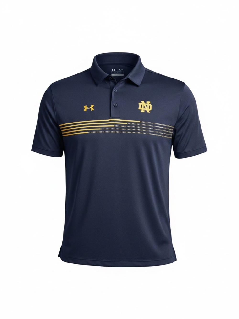 Under Armour Navy Performance Shirt with White Logo